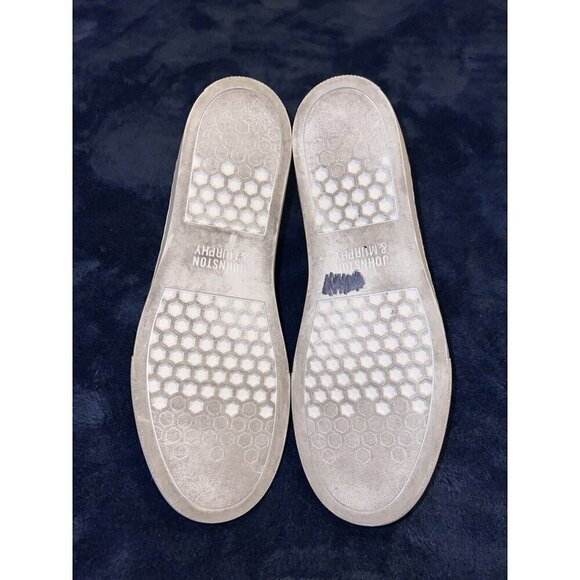 JOHNSTON & MURPHY Callie Slip On Sneaker White Croc Embossed Leather Women 7M - Picture 7 of 13